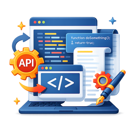 Développement d'API et programmation de code informatique