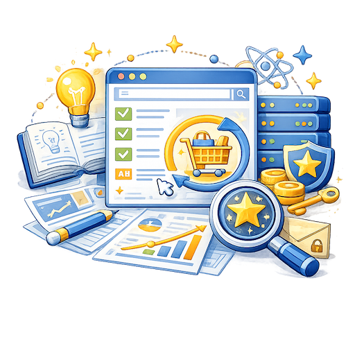 Interface web avec données analytiques et icônes de sécurité