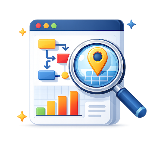 Analyse de données web avec graphique et loupe